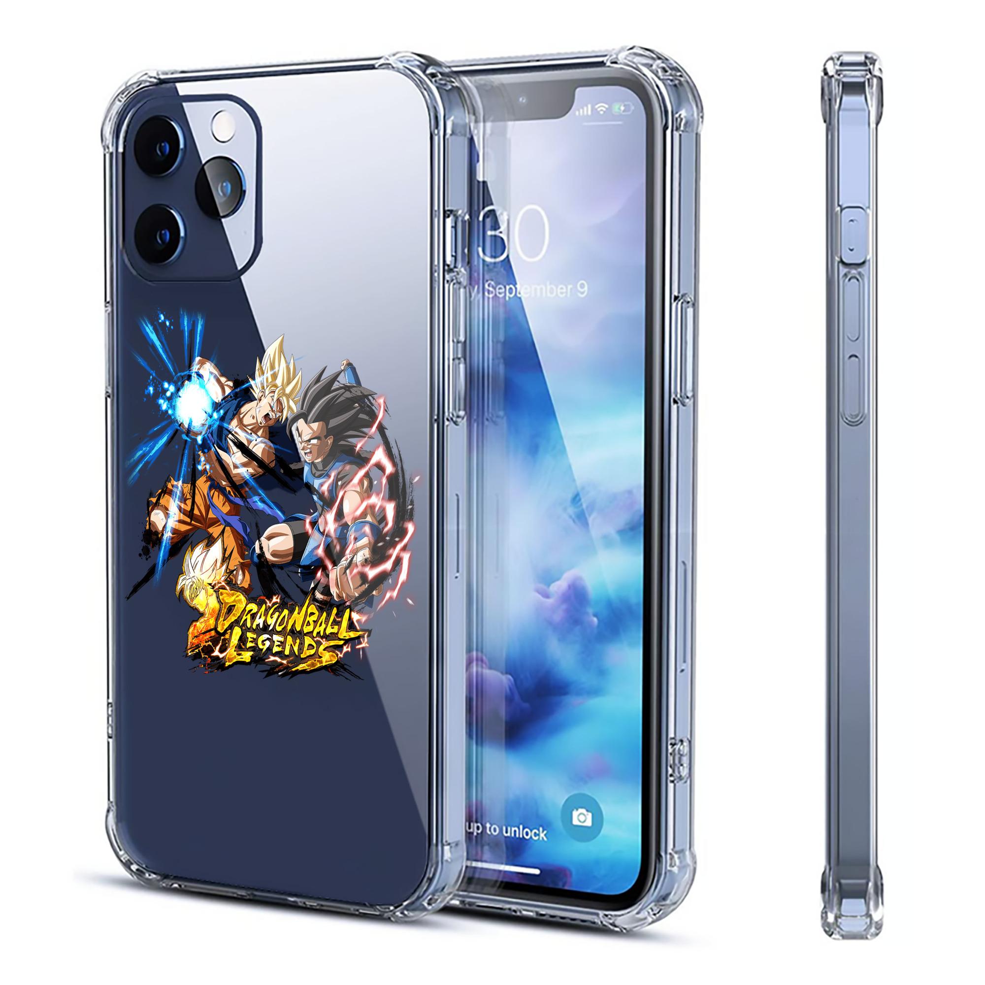 （画像用） ドラゴンボール DRAGON BALL 【iPhone 12シリーズ対応】透明スマホケース（クリアソフトケース）